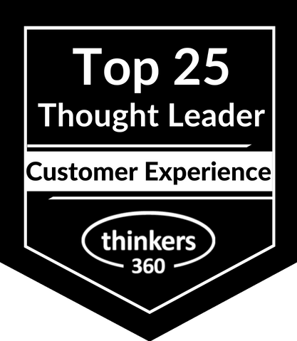 Jeff Sheehan has been selected by Thinkers360 as a Top 25 Thought Leader for Customer Experience Management every year since 2018.